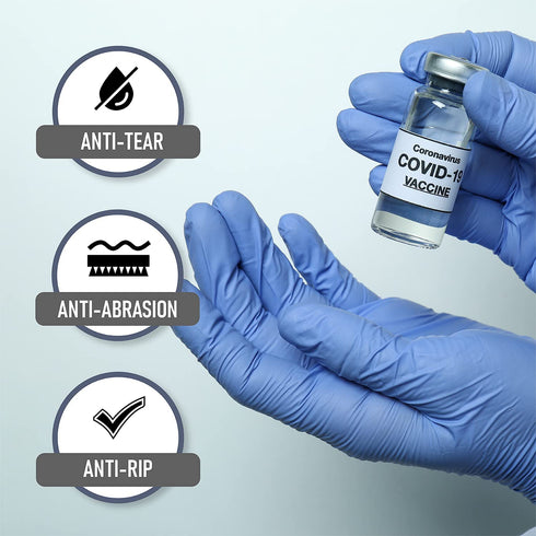 Nitrile Gloves, Disposable Gloves, Comfortable, Powder Free, Latex Free