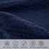 RECYCO Throw Blanket for Couch Navy Blue Waffle Throw Blanket Lightweight Soft Cozy Bed Decor Travel Blanket with Tassels for Living Room 50"x60"