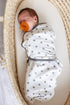 Cuddlebug Adjustable Baby Swaddle Blanket & Wrap (Spots & Stripes), Pack of 3 (Small/Medium 0-3 Months Old)