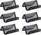 MaxGear Mesh Business Card Holder Stand Metal Business Card Stand for Desk Office Business Card Display with 50 Name Card Capacity 6 Pack Black