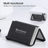 MaxGear Mesh Business Card Holder Stand Metal Business Card Stand for Desk Office Business Card Display with 50 Name Card Capacity 6 Pack Black