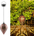 Hanging Solar Lantern LED Solar Garden Lights Metal Lamp Waterproof for Outdoor Hanging Decor Party (Hanging Solar Light B)