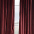 HPD Half Price Drapes VPYC Heritage Plush Velvet Curtain (1 Panel), 50 X 108, Dark Merlot