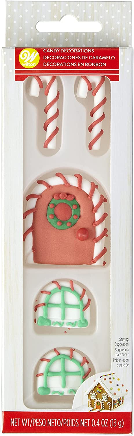 Wilton 710-5813 Door and Window Gingerbread House Decorating Candy
