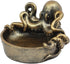 Ebros Marine Sea Monster Kraken Giant Octopus Grasping Basin Ashtray Figurine 5.5" Wide Nautical Ocean Terror Myth Decorative Statue for Cigarettes Coins Knick Knacks Squids Cephalopod Sculpture