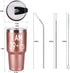 39 Plus One Middle Finger Mug Tumbler for Men Women, Funny Turning 40 Years Old Bday Tumbler Idea for Wife Friends Sister Coworker, 30 Oz Stainless Steel Insulated Travel Tumbler, Rose Gold