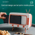 RTWAY Retro TV Tissue Box Multi Storage Container, Mobile Phone Stand Phone Holder for Bedroom, Home and Office