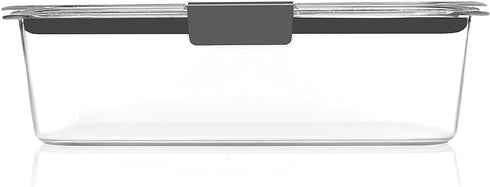 Rubbermaid Brilliance Food Storage Container, Large, 9.6 Cup, Clear 1991158