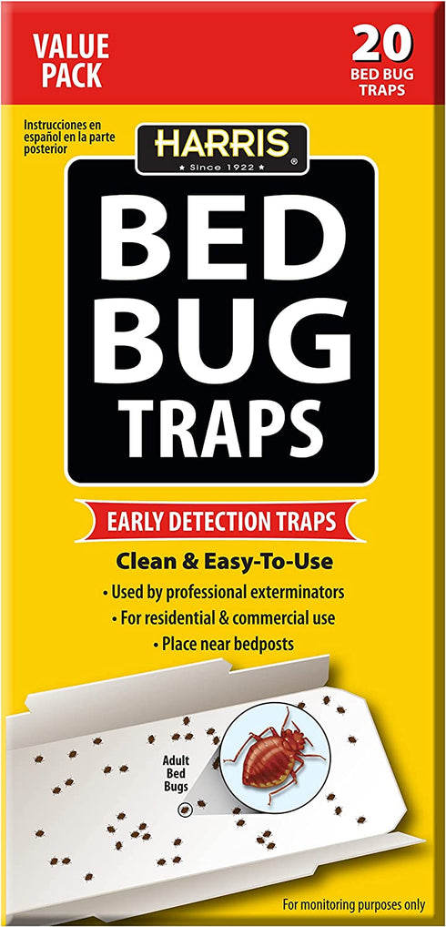 HARRIS Bed Bug Traps - Parent (20-Pack)
