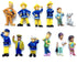 Inan 12 Pcs Fireman Sam Figure PlaysetClassic Characters Figure Toy Cake Toppers for Kids Cupcake Toppers Party Favors, 1.2 - 2.4