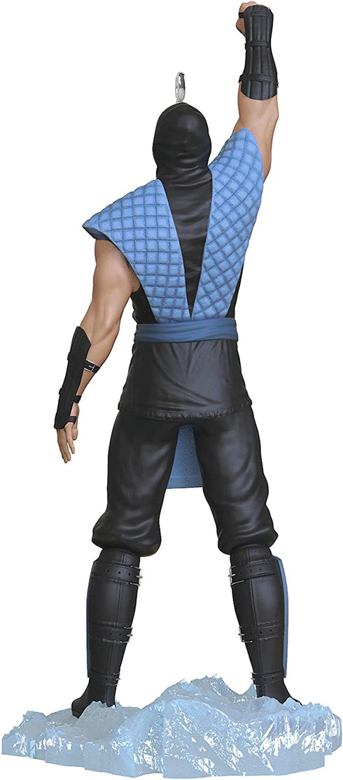 Hallmark Keepsake Mortal Kombat Christmas Ornament 2021, Sub-Zero Video Game Ornament