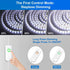 Bason White LED Strip Lights, Dimmable Under Cabinet Lighting, 16.4 ft Led Rope Light with RF Remote and Dimmer, 12V LED Tape Lights for Kitchen, Counter, Mirror, Showcase, 6500K Daylight, Timing.