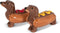 Abbott Collection Dachshunds in Hot Dogs S&P-4"L, 4 inches long, Dashshunds