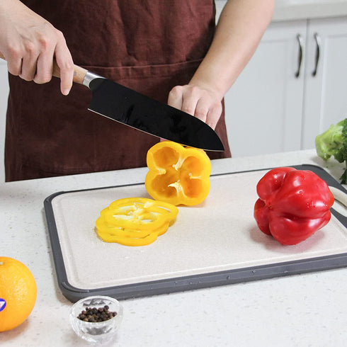 Sunmei 8 Inch Chef's Knife, High Carbon 5Cr15MoV Stainless Steel Kitchen Knives with Wooden Handle, Ultra Sharp, Best Choice for Home Kitchen and Restaurant (Black)