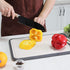 Sunmei 8 Inch Chef's Knife, High Carbon 5Cr15MoV Stainless Steel Kitchen Knives with Wooden Handle, Ultra Sharp, Best Choice for Home Kitchen and Restaurant (Black)
