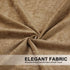 Thick Chenille Waterfall Swag Valances for Living Room Rod Pocket Valance Curtains for Kitchen (Coffee, 30" W x 22" L | 1Panel)