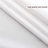UFRIDAY Extra Long White Shower Curtain, Fabric Bath Curtain with Mesh Window, Weighted Bottom Hem, 72 x 78 Inch