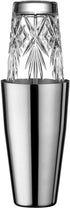 Godinger Cocktail Shaker, Martini Shaker, Boston Shaker, Stainless Cup and Crystal Glass to Mix Drinks Cocktails - Dublin Collection