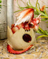 Ebros January Birthstone Dragon Egg Statue Red Gem Garnet Birthday Dragon Hatchling Figurine Fantasy Collector