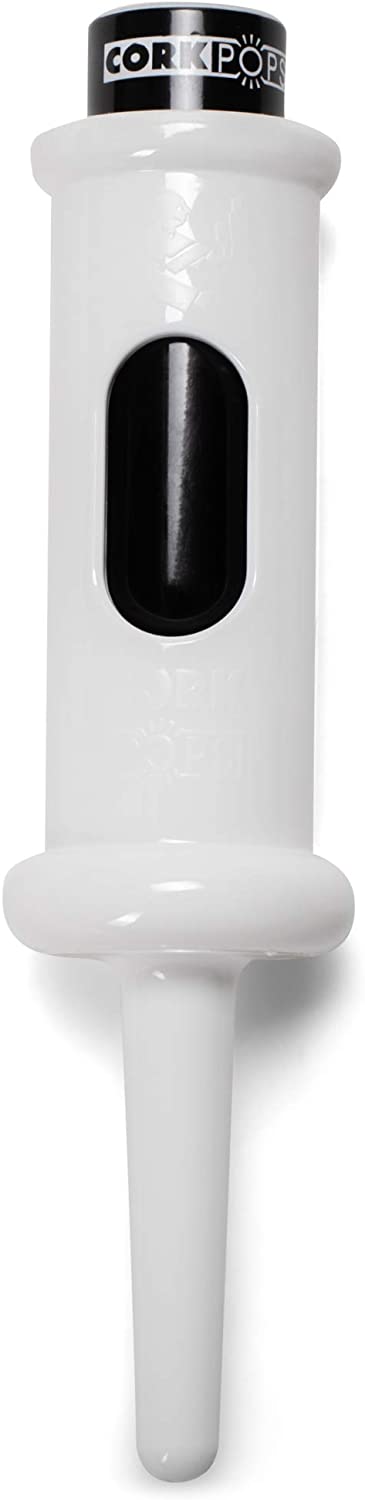 Cork Pops White 6.5 Inch Original Wine Bottle Opener
