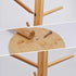 Bamboo Mug Holder Tree, Coffee Mug Rack, Hanging Coffee Cup Holder for Counter, Coffee Bar Organizer Accessories, Coffee Stands for Kitchen, Tea Cup Holder with 6 Hooks Mug Storage Shelf (1 Pack)