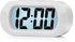 Kids Alarm Clock - Plumeet Large Digital LCD Travel Alarm Clocks with Snooze and Night Light - Ascending Sound and Handheld Size - Best Gift for Kids (White)