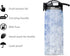Zak Designs - MICI-V151 Zak Designs 27oz Minecraft 18/8 Stainless Steel Water Bottle with Flip-up Straw Spout and Locking Spout Cover, Durable Cup for Sports or Travel (27oz, Minecraft Creeper)