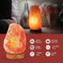 artnaturals Himalayan Rock Salt Lamp - Natural Glow Salt Night Light -Hand Carved Pink Crystal from Pure Salt - for Rest, Relaxation and Energy - Real Wooden Base