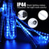 Meteor Shower Lights Outdoor, 11.8 Inch 8 Tubes 192 LED Snowfall Lights, Waterproof Meteor Christmas Lights, Hanging Falling Rain Lights for Tree Bushes Holiday Party Christmas Decoration, Blue