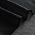 MISS SELECTEX Linen Look Pom Pom Tasseled Sheer Curtains - Rod Pocket Voile Semi-Sheer Curtains for Living and Bedroom, Set of 2 Curtain Panels (52 x 63 inch, Black)