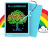 Pokanic Colorful LCD Pad Drawing Tablet Learning and Educational Writing Board Erasable Reusable Toy Magic Doodle for Kids Children Student Teacher School Home Office (Blue, 10 inch)