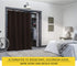NICETOWN Window Curtains Blackout Drapery Panels - Solid Back Tab & Rod Pocket Blackout Drapes for Theater (Toffee Brown, 70 inches x 84 inches, Sold Individually)