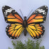 Bits and Pieces - Metal Monarch Butterfly Wall Art - Decorative Hanging Wall Sculpture for Your Home