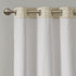 Comfort Spaces Grasscloth Blackout Window Curtain Pair / 2 Pieces Panels Grommet Top Energy Efficient Saving Drapes for Living Room Bedroom and Dorm, 40" W x 95" L, Ivory