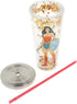 Spoontiques 21305 Wonder Woman Glitter Cup with Straw, Multicolor