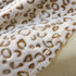 FY Fiber House Flannel Fleece Throw Blanket, Lightweight Cozy Plush Microfiber Bedspreads for Adults,60 by 80-Inch,Brown Leopard