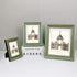BWPFRAME Vintage Picture Frames 4x6 Green with Real Glass Solid Wood Frames For Table Top or Wall Mounting Display