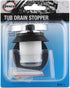 DANCO Universal Touch-Toe Push Button Tub Stopper, Chrome, 2 inch x 2-1/4 inch, 1-Pack (80811)