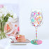 NymphFable Hand Painted Wine Glass You Are The Best 15oz Personalized Gift for Girl Friend Women