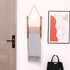 Ladder Towel Rack Wall Hanging Rustic Wood Blanket Holder for Bathroom Farmhouse Decor Ladder Hand Towels Stand with Rope Wall-Mounted Towel Storage Rack Shelf.(Brown)
