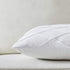 Longhui bedding Pure White Throw Pillow Covers 2-Pack 22 x 22 Inch Cushion Covers Sturdy and Discrete Zipper Opening Premium Quality Polyester - Decorative Pillow Covers for Couch Sofa Bed