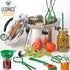 Canning Supplies, Canning Kit, Stainless Steel Canning Set for Beginner, Canning Supplies Starter Kit, Canning Accessories, Canning Equipment for Canning Pot, Home Food Canning Essential Tools - Green