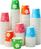 400 Pack 3oz Disposable Bathroom Cups, Colorful Disposable Mouthwash Cups, Small Disposable Cups, Mini Paper Cups for Parties, Picnics, Barbecues, Travel and Events.