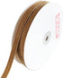 QIANF Vintage Khaki Velvet Ribbon, 3/8 Inch X 25Yd