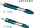 Rachael Ray Lil' Huggers Dishwasher Safe Lazy Locking Cooking Tongs / Salad Serving Tools / Multi Purpose - 2 Piece, Red