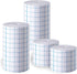 4 Rolls Non-Woven Cover Stretch Tape Breathable Non-Woven Tape Protective Adhesive Bandage Roll Film, 2 Inch x 5.47 Yard, 4 inch x 5.47 Yard