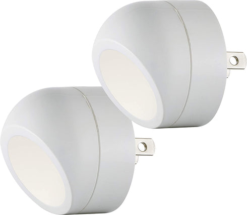 Energizer Rotating LED Night Light, Plug-in, 360° Rotation, Dusk-to-Dawn Sensor, Home D©cor, Ideal for Bedroom, Bathroom, Nursery, Hallway, Kitchen, Staircase, 40293