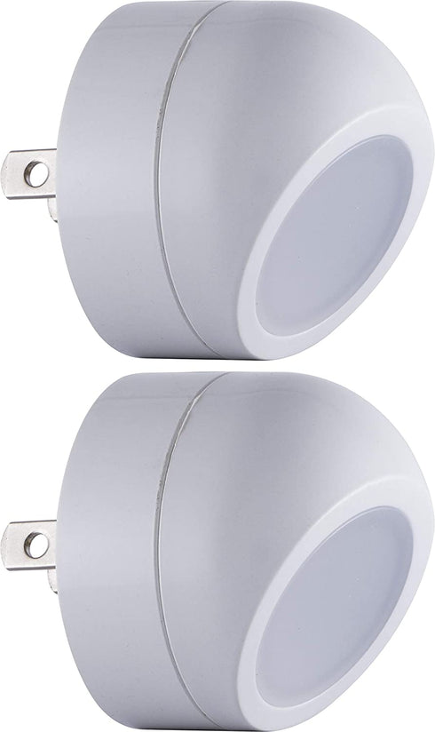 Energizer Rotating LED Night Light, Plug-in, 360° Rotation, Dusk-to-Dawn Sensor, Home D©cor, Ideal for Bedroom, Bathroom, Nursery, Hallway, Kitchen, Staircase, 40293