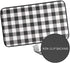Sweet Home Collection Kitchen Floor Mat Memory Foam Anti Fatigue Durable Non Skid Rug for Long Standing Comforter, 30" x 18", Buffalo Check Black/White