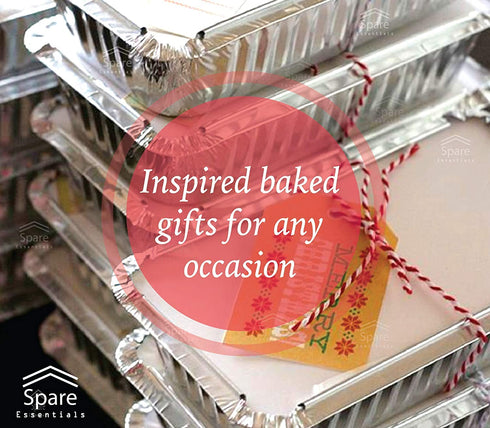 55 Pack Loaf Pans with Lids, Aluminum Loaf Pans, Bread Pans, Meatloaf Pans l Cake Pan, Foil Loaf Pans, Disposable Aluminum l Tin Pans, 650 ml capacity Size 7.8x4.3x2 by Spare Essentials
